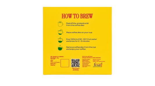 The Lazy Dog packaging, sachets and brewing instructions