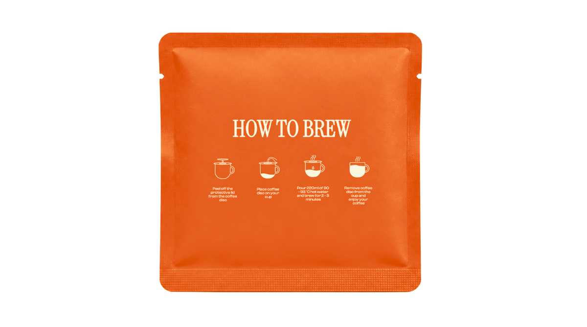 The Sassy Cat packaging, sachets and brewing instructions