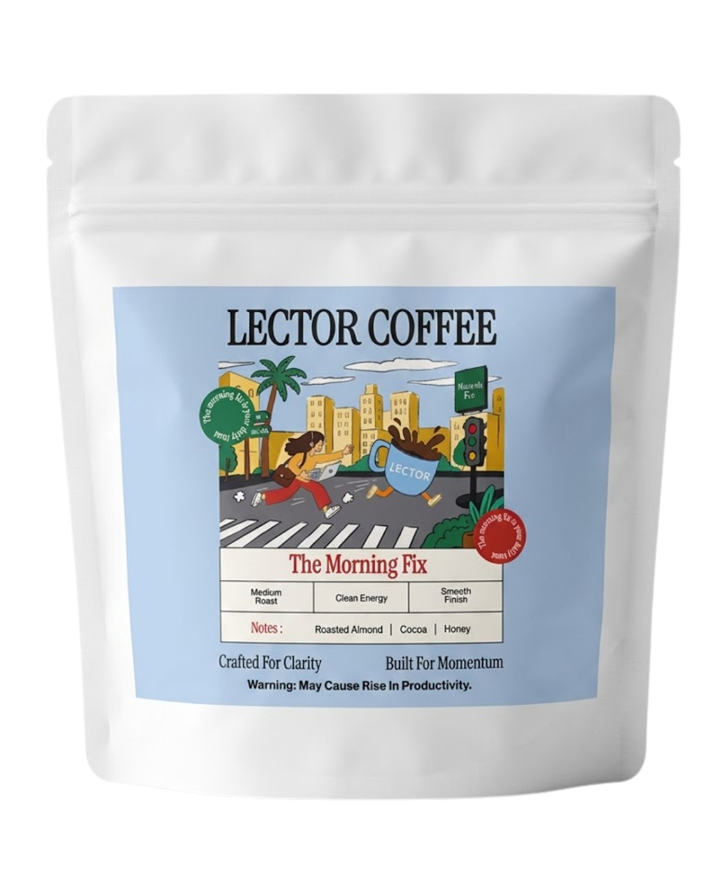 The Morning Fix coffee bag